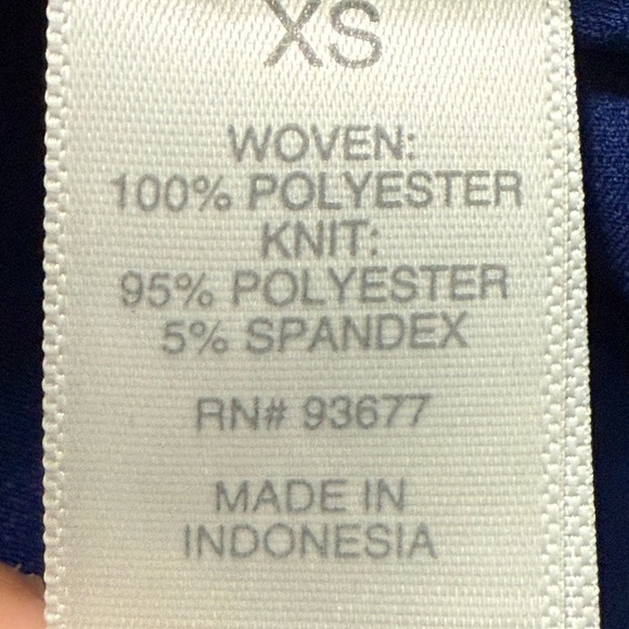 Bisou Bisou Royal Blue Ruffled Bodysuit - Picture 4 of 6